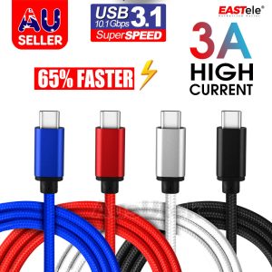 100W USB C Type C Charger Cable Fast Charge For Samsung S24